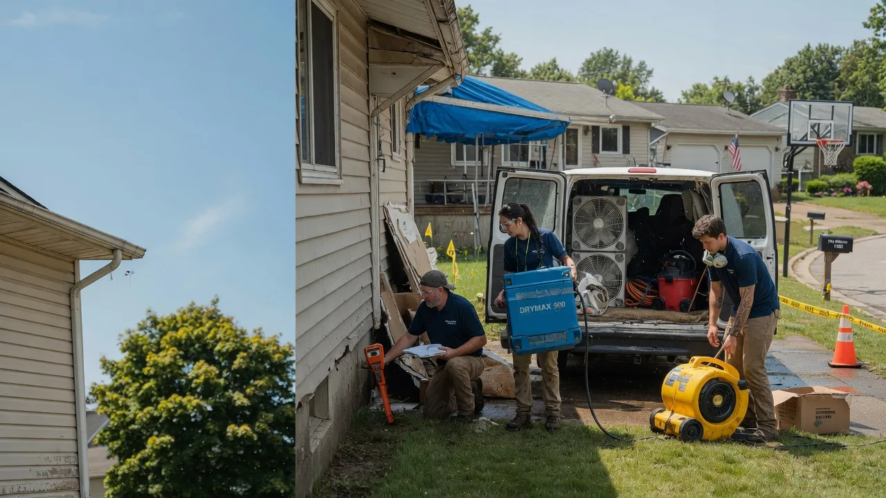 Ceiling Leak Cleanup in Houlton, WI near me